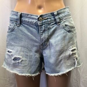 Old navy distressed jean shorts